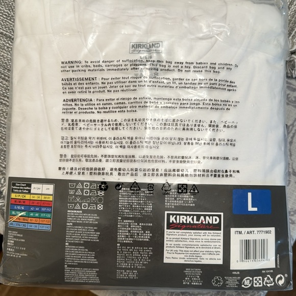 Mens Crew Neck T-Shirts 6-Pack - Picture 2 of 2